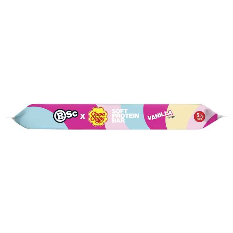 BSc x Chupa Chups Soft Protein Bar Vanilla 55g