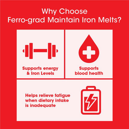 Ferro-Grad Iron Melts 50 Chewable Tablets