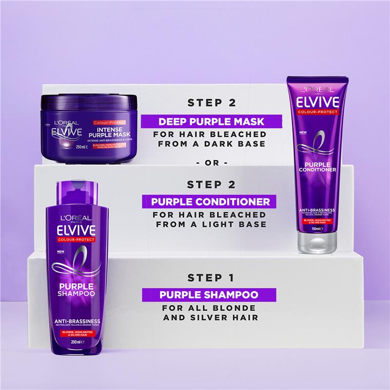 Loreal Elvive Colour Protect Purple Mask 250ml