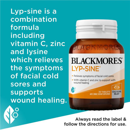 Blackmores Lypsine 30 Tablets