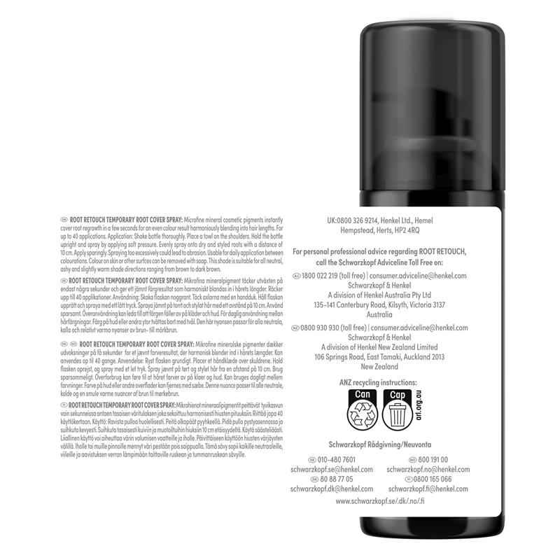 Schwarzkopf Root Retoucher Black Spray