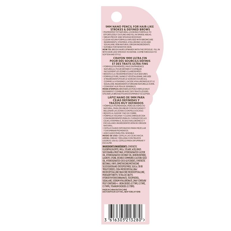 Covergirl Clean Fresh Brow Nano Pencil 600 Dark Brown 0.04g