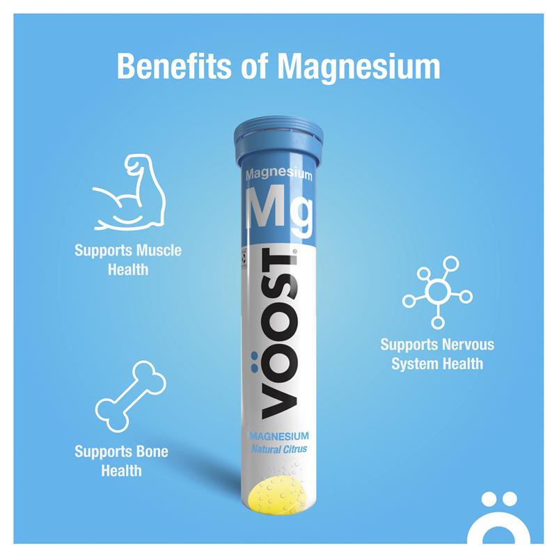 Voost Magnesium Effervescent 60 Pack Exclusive Size