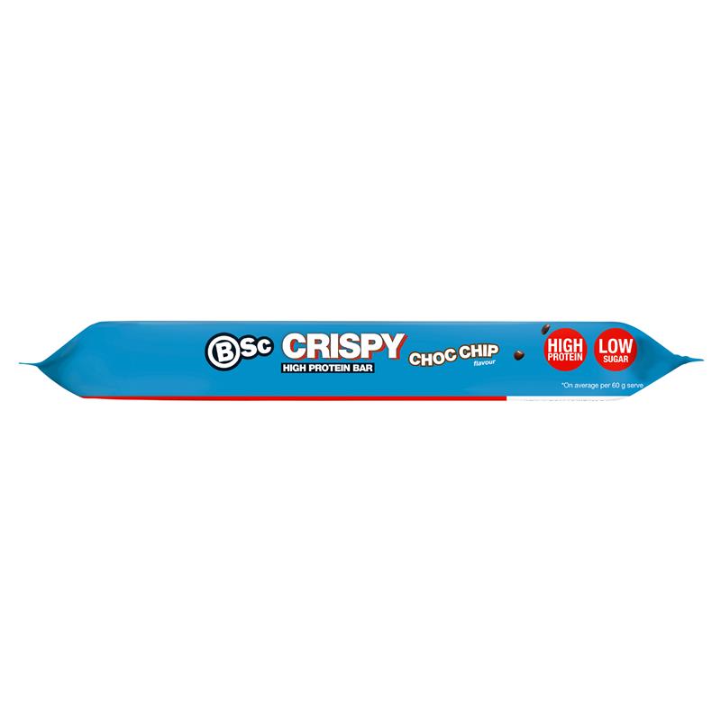 BSc Crispy Protein Bar Choc Chip 60g
