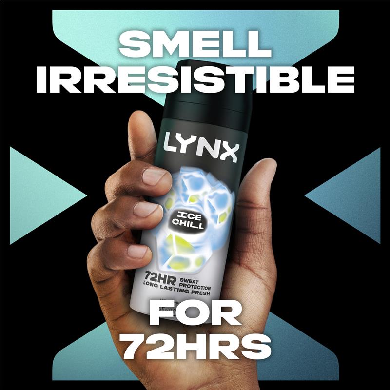 Lynx Deodorant Antiperspirant Ice Chill 165ml