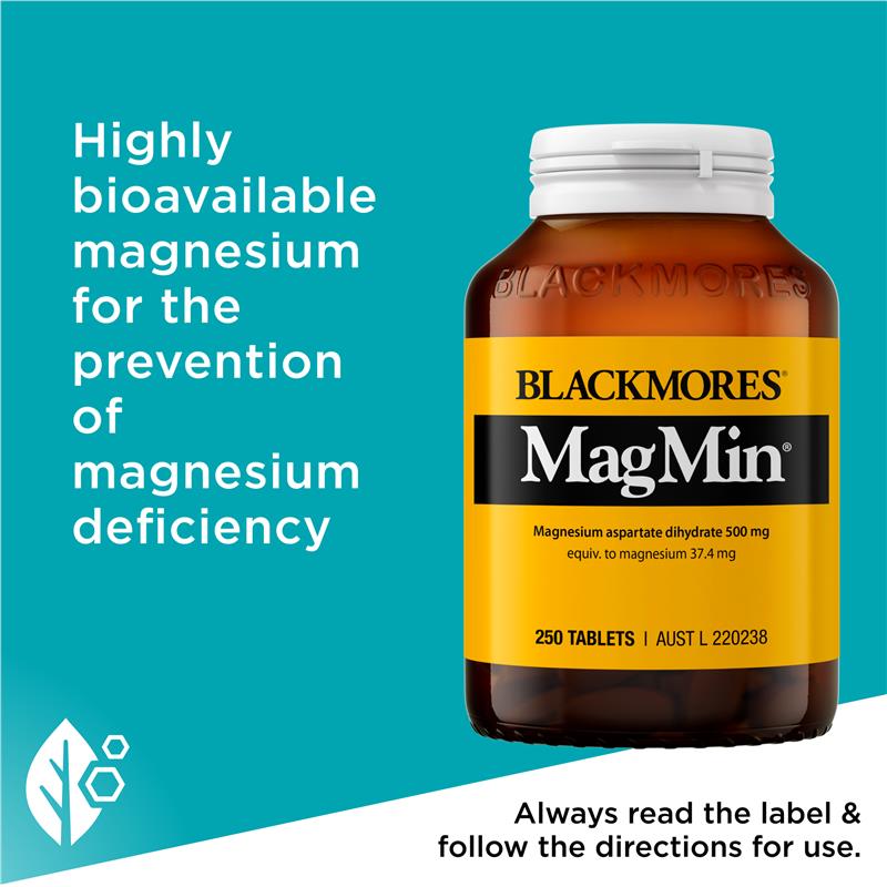 Blackmores Magmin 500mg 250 Tablets