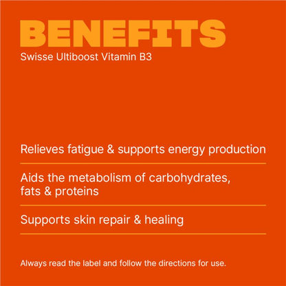 Swisse Ultiboost Vitamin B3 120 Tablets