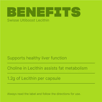 Swisse Ultiboost Lecithin 1200mg 300 Capsules