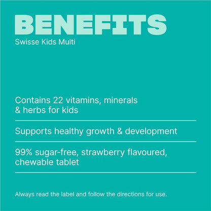 Swisse Kids Multi 60 Tablets - GimmeNow