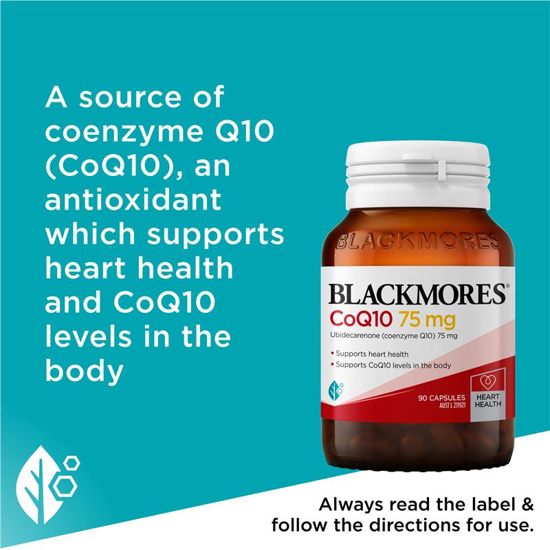 Blackmores CoQ10 75mg 90 Capsules