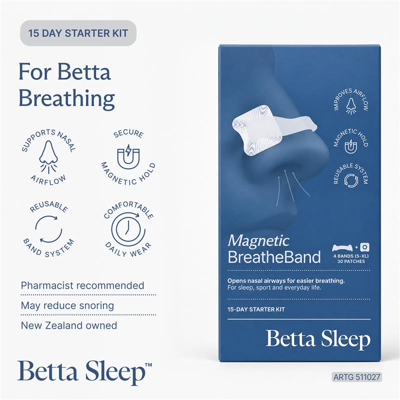 Betta Sleep Magnetic BreatheBand 15-Day Starter Kit