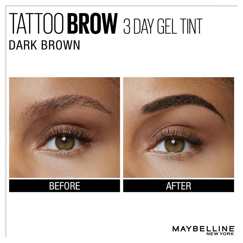 Maybelline Tattoo Brow Gel Tint Dark Brown - GimmeNow