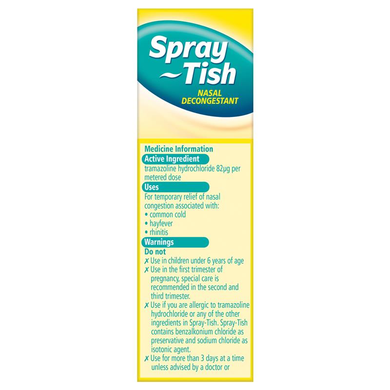 Spray-Tish Nasal Decongestant 10ml