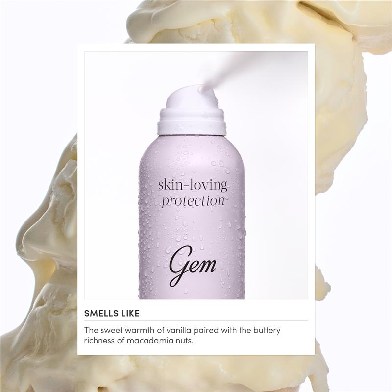 Gem Skin-Loving Antiperspirant Deodorant Aerosol Vanilla Macadamia 207ml