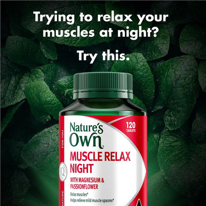Nature's Own Muscle Relax Night 120 Tablets
