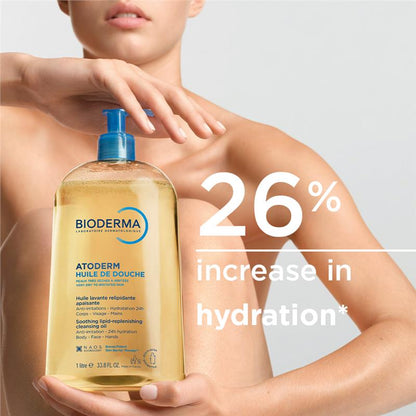 Bioderma Atoderm Ultra-Nourishing Shower Oil Cleanser 1L