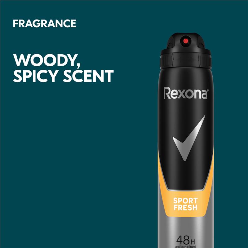 Rexona Men Antiperspirant Aerosol Sport Fresh 250ml