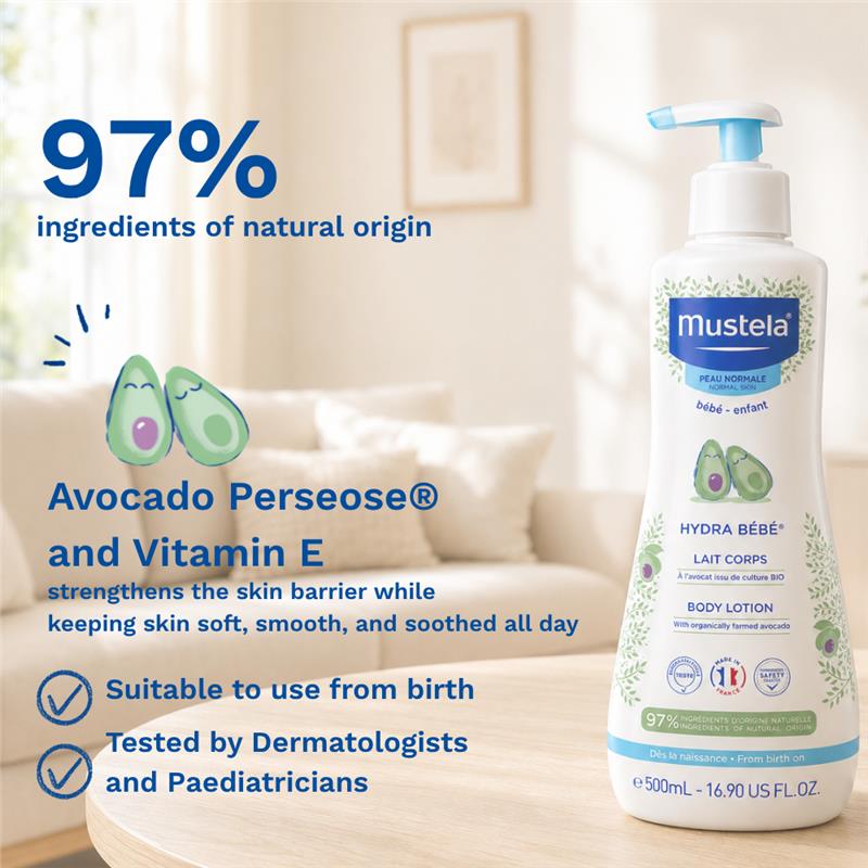 Mustela Hydra Bebe Body Lotion 500ml