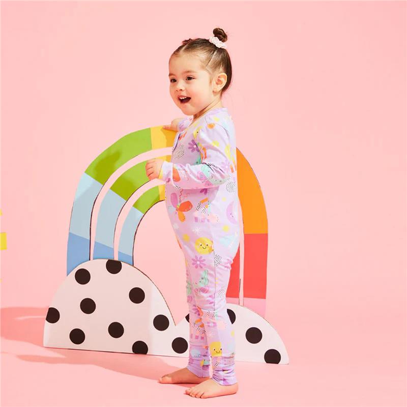 Bambi Mini Co. Wrigglesuit 0 Newborn Pastel Lilac