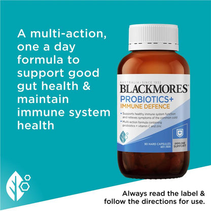 Blackmores Probiotics+ Immune Defence 90 Capsules