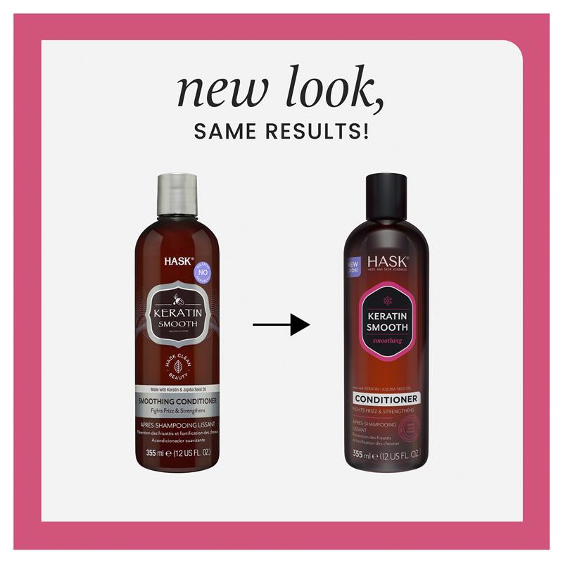 Hask Keratin Protein Smoothing Conditioner 355ml