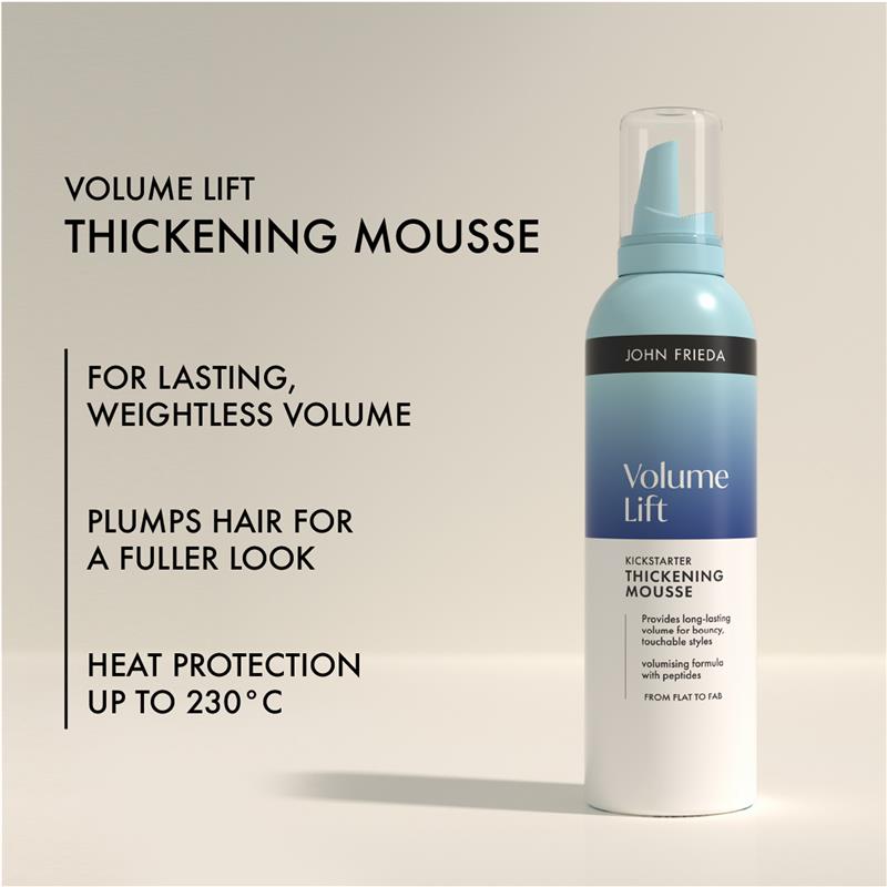 John Frieda Volume Lift Kickstarter Thickening Mousse 200ml
