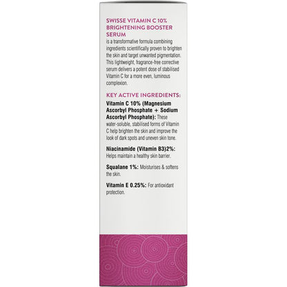Swisse Beauty Vitamin C 10% Brightening Booster Serum 30ml - GimmeNow