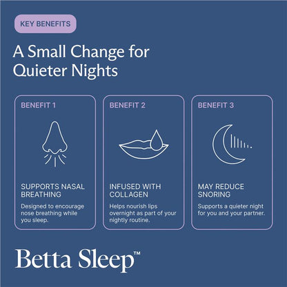 Betta Sleep Collagen Infused Mouth Tape 30 Pack