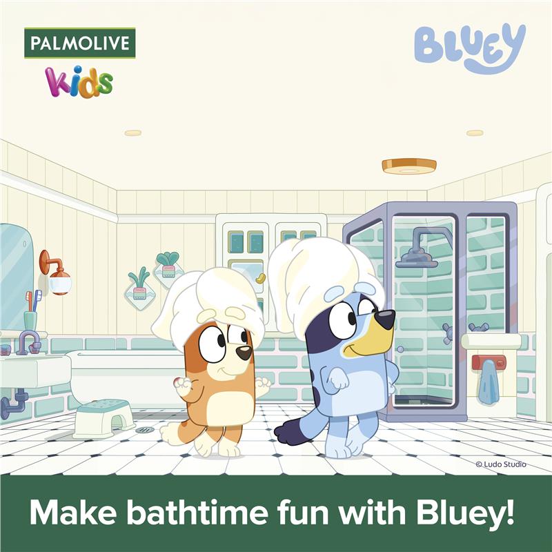 Palmolive 3 in 1 Kids Bluey Shampoo Conditioner & Body Wash