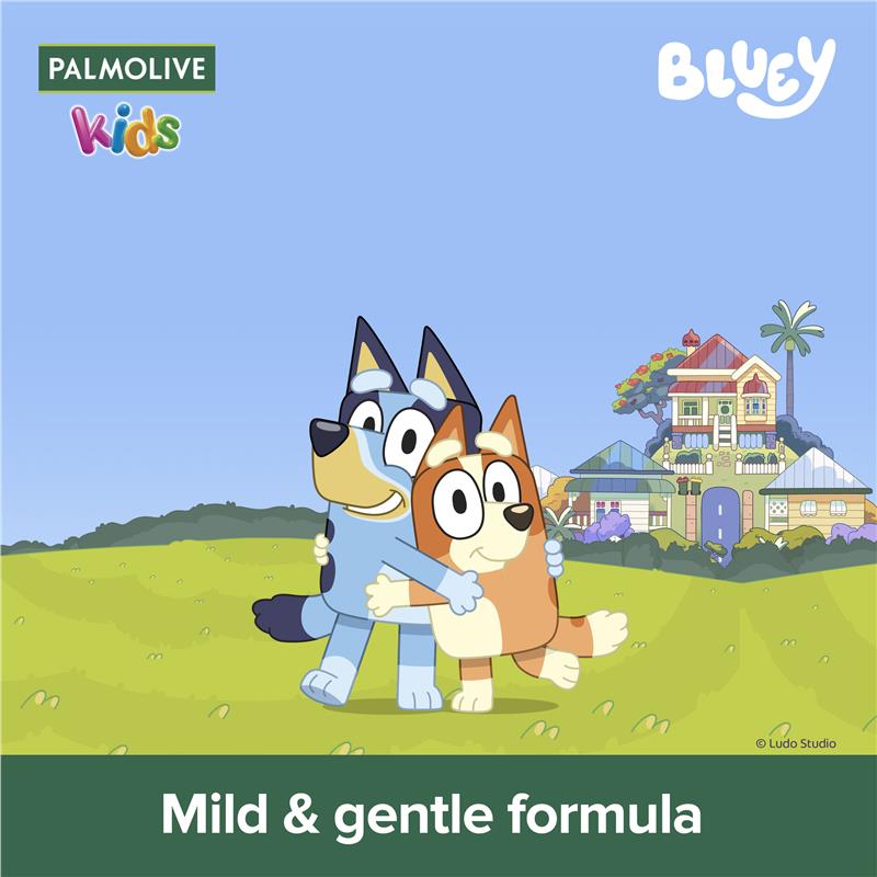 Palmolive Kids Bluey 3 in 1 Body Bath & Hair Berrylicious 1L