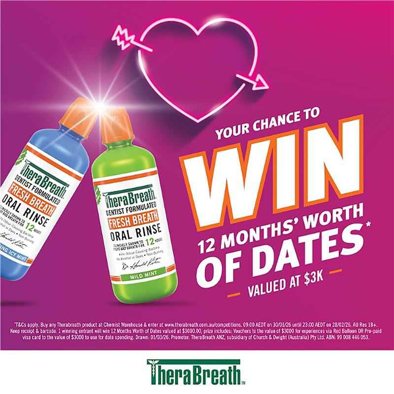 Therabreath Mild Mint Oral Rinse 1 Litre