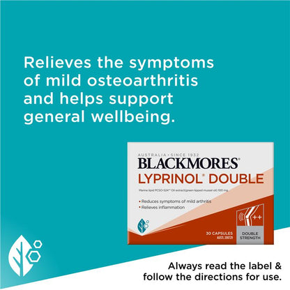 Blackmores Lyprinol Double 30 Capsules