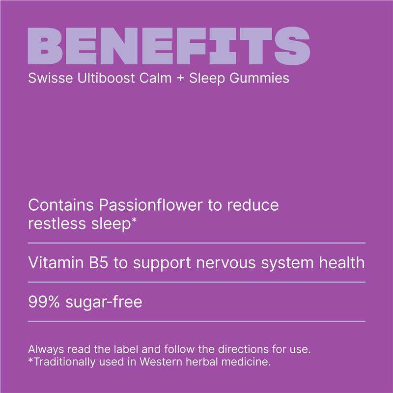 Swisse Calm And Sleep Gummies 60 Pack - GimmeNow
