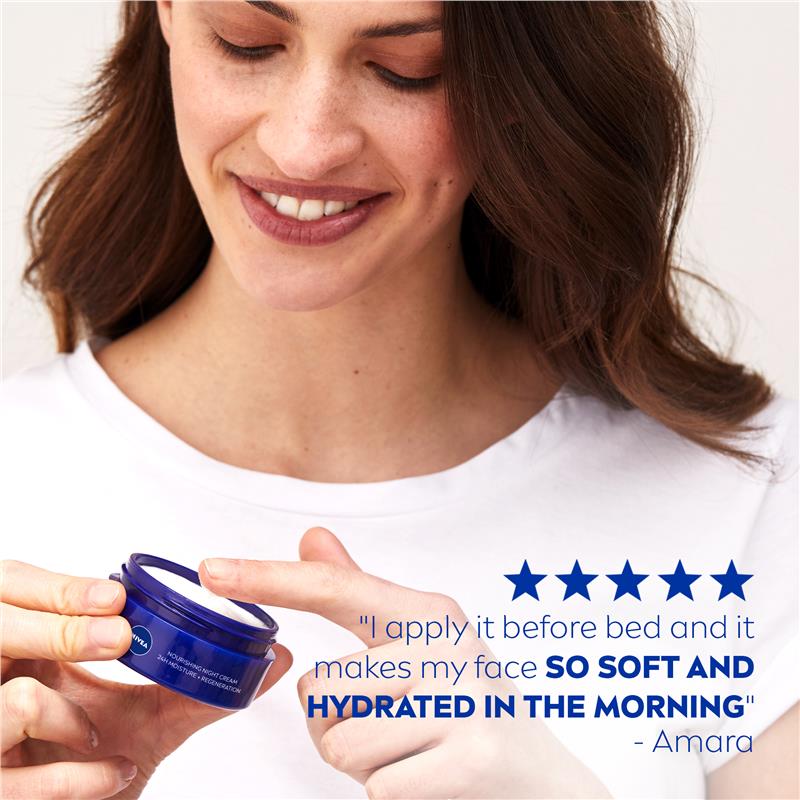 NIVEA Daily Essentials Nourishing Face Moisturiser Night 50ml