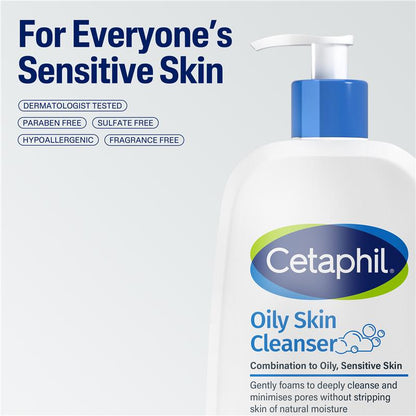 Cetaphil Oily Skin Cleanser 1.25L Exclusive Size