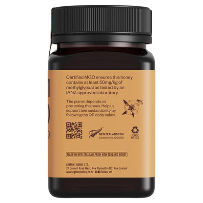 Egmont Honey MGO 50+ Multifloral Manuka 500g