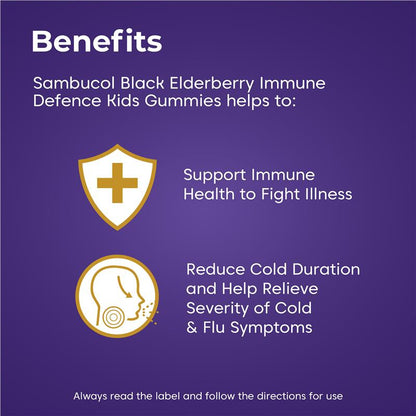 Sambucol Kids Immunity- Immune Defence 50 Gummies