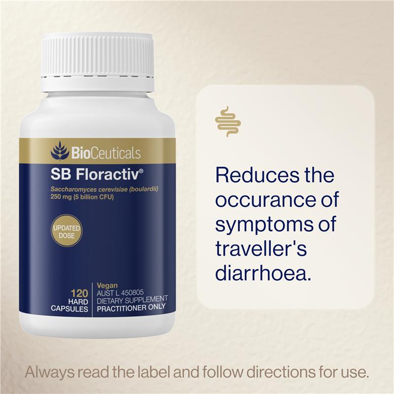 Bioceuticals SB FlorActiv 120 Capsules NEW