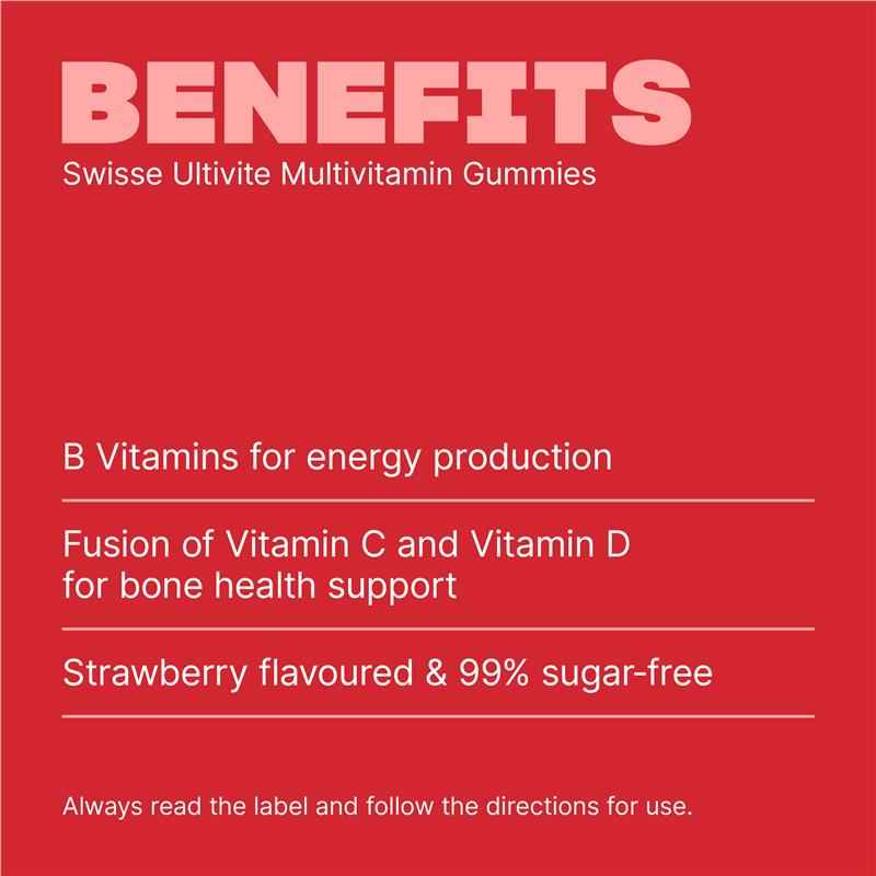 Swisse Ultivite Multivitamin Gummies 120 Pack