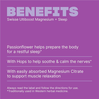 Swisse Ultiboost Magnesium + Sleep 120 Tablets
