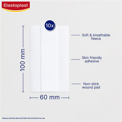 Elastoplast Sensitive Dressing Lengths 6cm x 10cm 10 Pack
