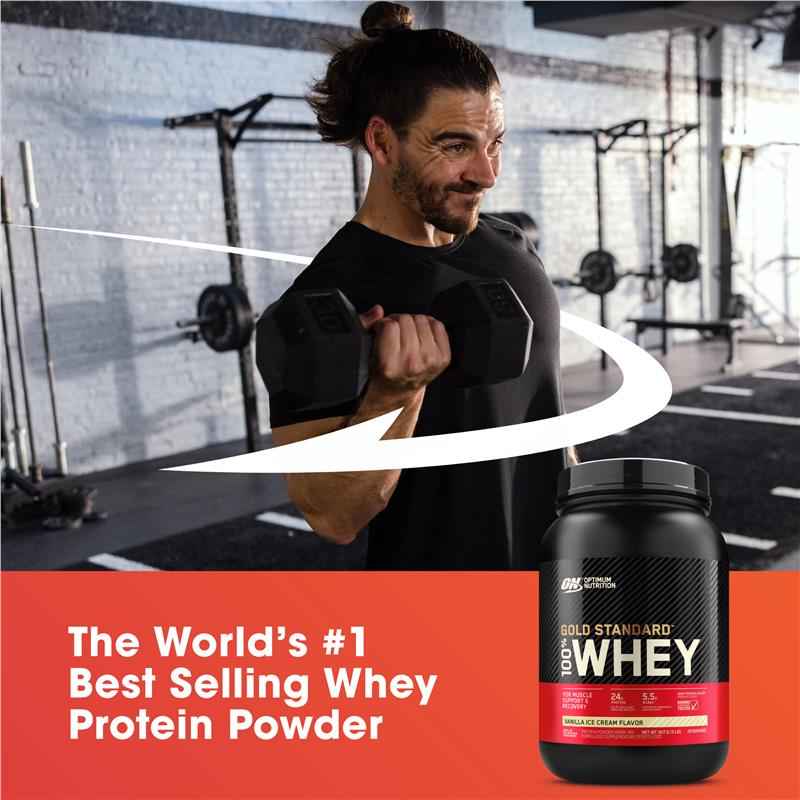 Optimum Nutrition Gold Standard 100% Whey Vanilla Ice Cream 907g