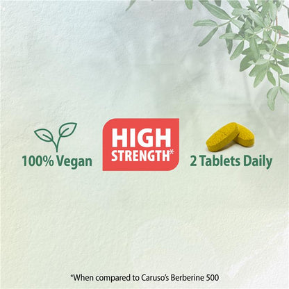 Carusos Berberine 750 60 Tablets