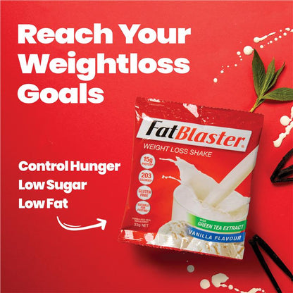 Naturopathica Fatblaster Weight Loss Shake Vanilla 21 x 33g Sachets Exclusive Size