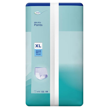 TENA Pants Plus Extra Large 12 Pack