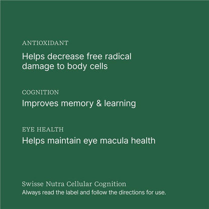 Swisse Nutra Cellular Cognition 60 Tablets