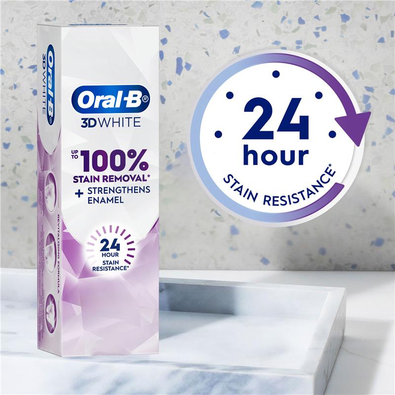 Oral B Toothpaste 3D White Lasting Freshness Blast 95g