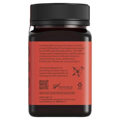 Egmont Honey UMF 20+ Manuka Honey 500g