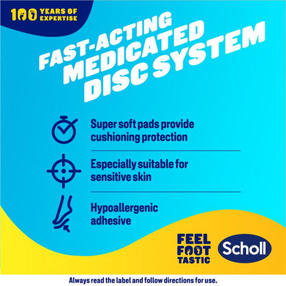 Scholl Corn Removal Medicated Disc Pads System 9 Pack