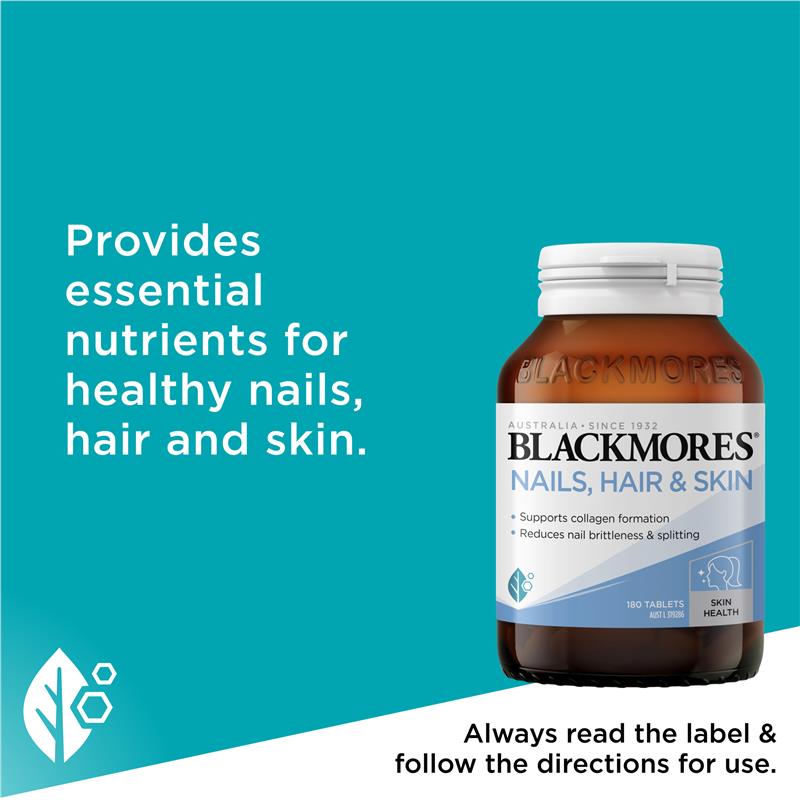 Blackmores Nails Hair and Skin 180 Tablets